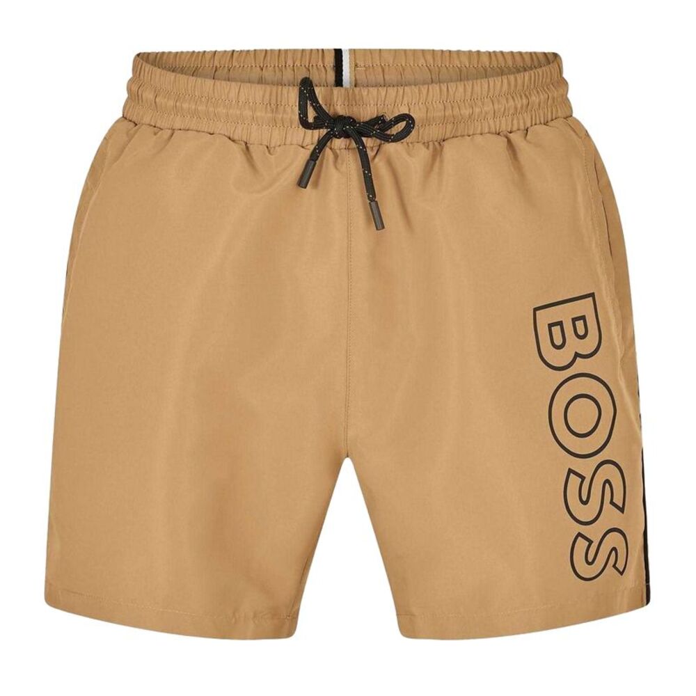 Boss Mens Starfish Swim Shorts / Camel Beige/Black